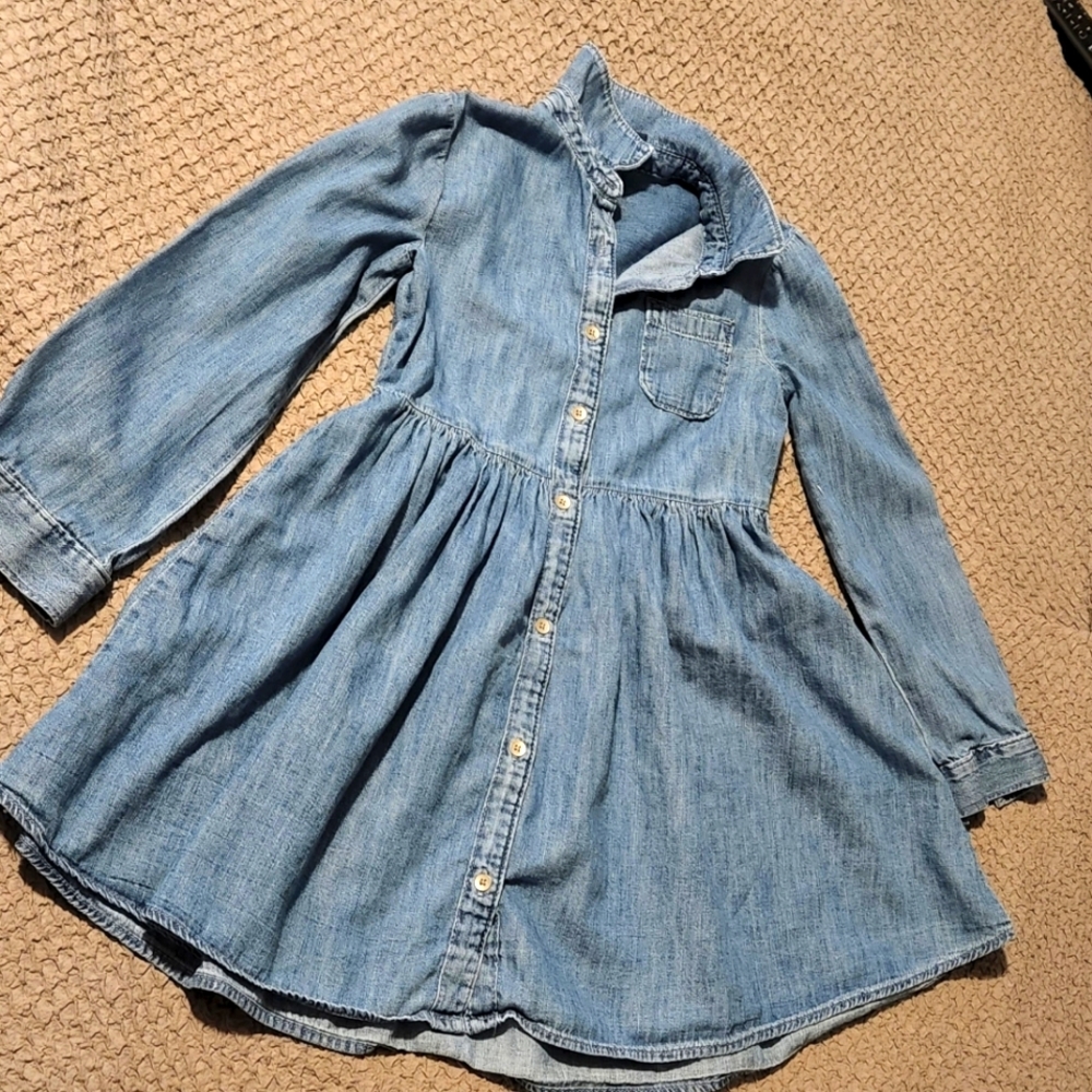 GAP Girls small jean dress No rips or tears